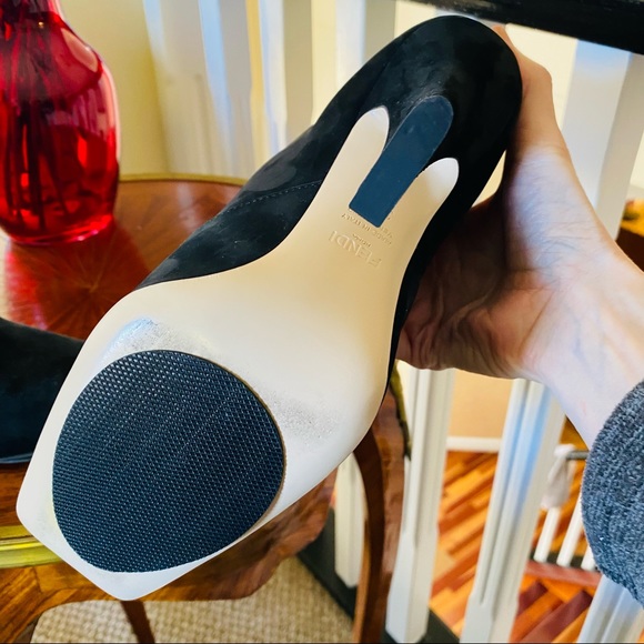 Fendi Black Suede Boots - Picture 3 of 5